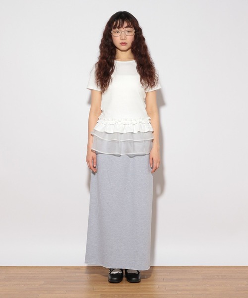 tシャツ HOLiC フリルTEE　497278 レディース HOLiC フリルTEE 497278（Tシャツ/カットソー）｜Heather
