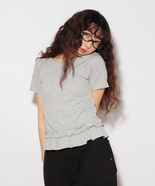 tシャツ HOLiC フリルTEE　497278 レディース HOLiC フリルTEE 497278（Tシャツ/カットソー）｜Heather