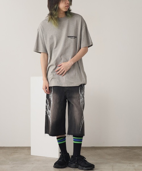 セール】SUPPLIER/サプライヤー Tribal Rhinestone Denim Shorts