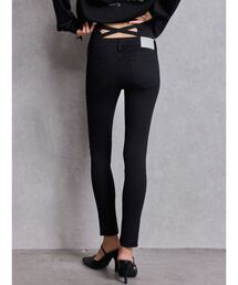 GYDA | ハイウエストウエストクロススキニーデニムパンツ(デニムパンツ)