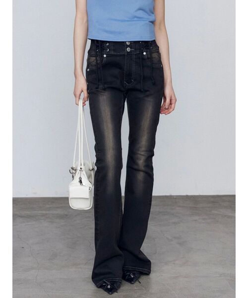 EMODA（エモダ）の「ハングレースアップハイウエストパギンス