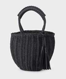 GALLEST | メタリック編込みかごバッグ(ハンドバッグ)
