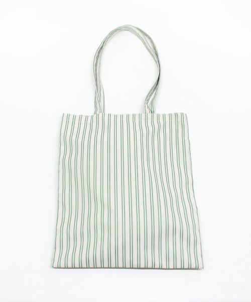 RNA-N（アールエヌエーエヌ）の「E5128 マルチストライプネーム刺繍トート（ショルダーバッグ・レディース・ブルー/ホワイト×ブラック/ホワイト×グリーン/ピンク/イエロー・FREE）」の11枚目の写真