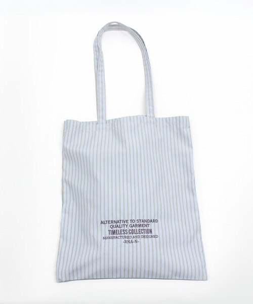 RNA-N（アールエヌエーエヌ）の「E5128 マルチストライプネーム刺繍トート（ショルダーバッグ・レディース・ブルー/ホワイト×ブラック/ホワイト×グリーン/ピンク/イエロー・FREE）」の16枚目の写真