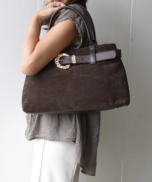 styiro(スタイロ)の「Infinitis Belt Select Tote / ベルトデザインが選べるA4トート【ankh+】(ビジネスバッグ・レディース・ブラック系1/ブラック系2/ブラック系3/ブラック系4/ブラック系5/ブラウン系1/ベージュ系3/ベージュ系4/ベージュ系5/ブラウン系2/ブラウン系3/ブラウン系4/ブラウン系5/ベージュ系1/ベージュ系2・FREE)」の19枚目の写真