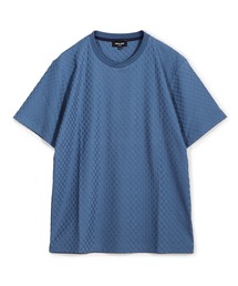 MEN'S BIGI | シルケット加工 変形千鳥柄リンクスTEE(Tシャツ/カットソー)