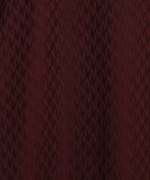 MEN'S BIGI（メンズビギ）の「シルケット加工 変形千鳥柄リンクスTEE（Tシャツ/カットソー・メンズ・ブルー/チャコールグレー/ホワイト/ボルドー・01/02/03/04）」の11枚目の写真