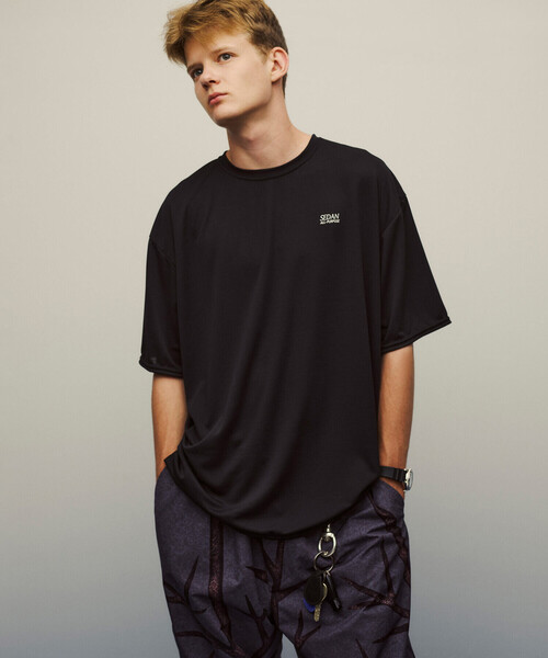 Tシャツ・カットソー No.1310 BASE pigment half T EMBROIDERY PIGMENT OVERSIZED T-SHIRT（Tシャツ/カットソー