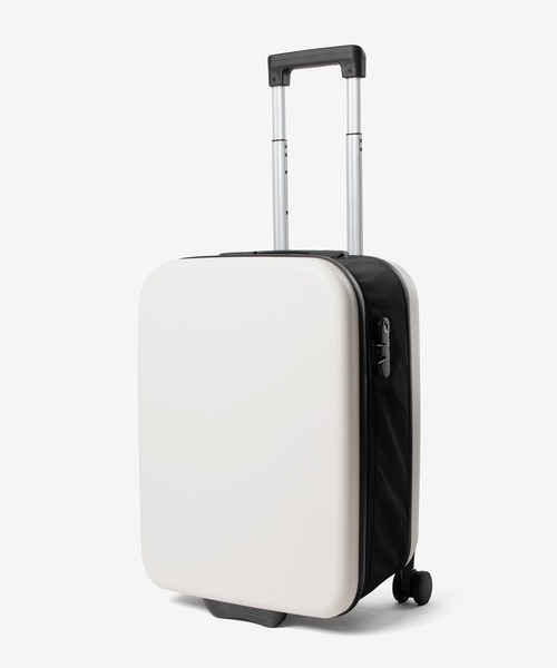 UNKNOWN&Co.(アンノウンアンドコー)の「UNKOWN&Co. / 仕舞えるスーツケース 折りたたみ 45L 3,4泊用 11cm厚 静音キャスター(スーツケース/キャリーバッグ・メンズ・ブラック/アイボリー/グレー・FREE)」の2枚目の写真
