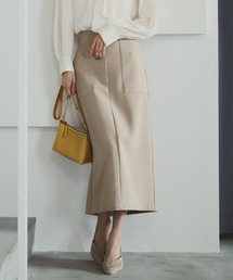 フロントポケットアイラインスカート