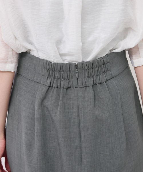 ROPE' PICNIC（ロペピクニック）の「フロントポケットアイラインスカート（スカート・レディース・チャコールグレー/ダークブラウン/ベージュ・36/38/40）」の10枚目の写真