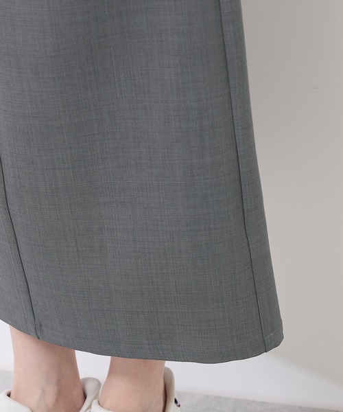 ROPE' PICNIC（ロペピクニック）の「フロントポケットアイラインスカート（スカート・レディース・チャコールグレー/ダークブラウン/ベージュ・36/38/40）」の14枚目の写真