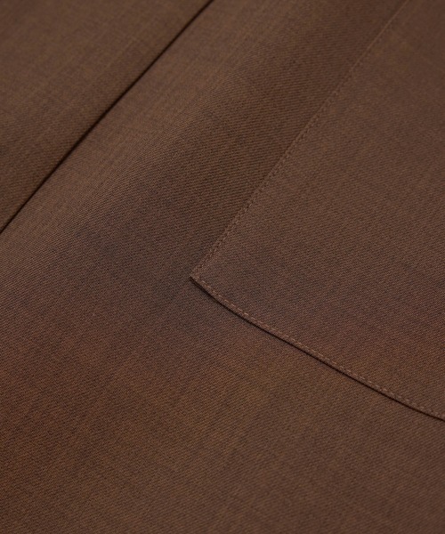 ROPE' PICNIC（ロペピクニック）の「フロントポケットアイラインスカート（スカート・レディース・チャコールグレー/ダークブラウン/ベージュ・36/38/40）」の4枚目の写真