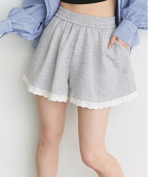 ヘムレース スウェット ショートパンツ