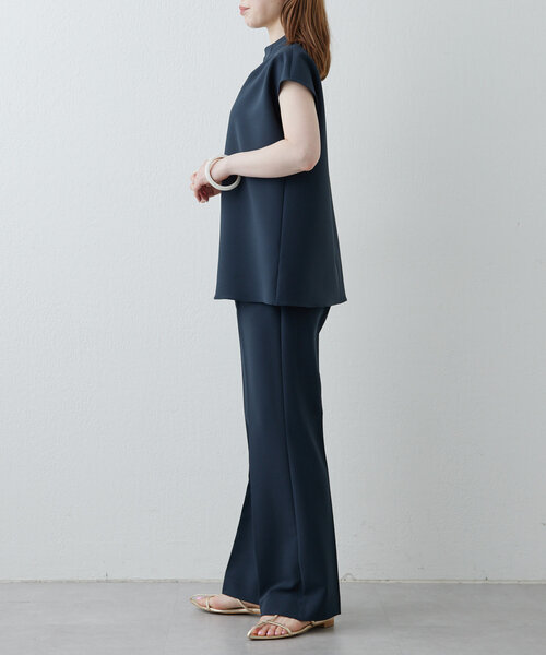 Drawing Numbers（ドローイング ナンバーズ）の「【Drawing Numbers】ダブルクロスドロストソフトフレアパンツ（その他パンツ・レディース・ブラック/ライトグレー・36/38）」の22枚目の写真