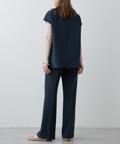 Drawing Numbers（ドローイング ナンバーズ）の「【Drawing Numbers】ダブルクロスドロストソフトフレアパンツ（その他パンツ・レディース・ブラック/ライトグレー・36/38）」の21枚目の写真