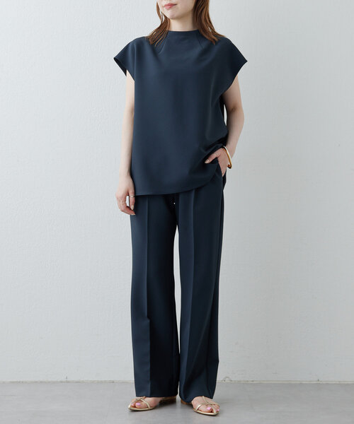 セール】【Drawing Numbers】ダブルクロスドロストソフトフレアパンツ