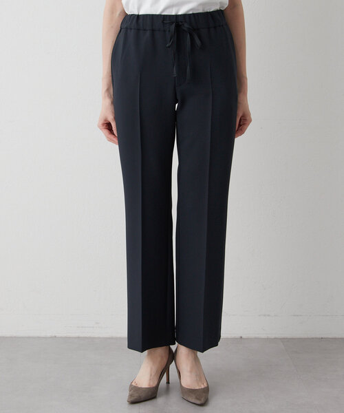 Drawing Numbers（ドローイング ナンバーズ）の「【Drawing Numbers】ダブルクロスドロストソフトフレアパンツ（その他パンツ・レディース・ブラック/ライトグレー・36/38）」の18枚目の写真