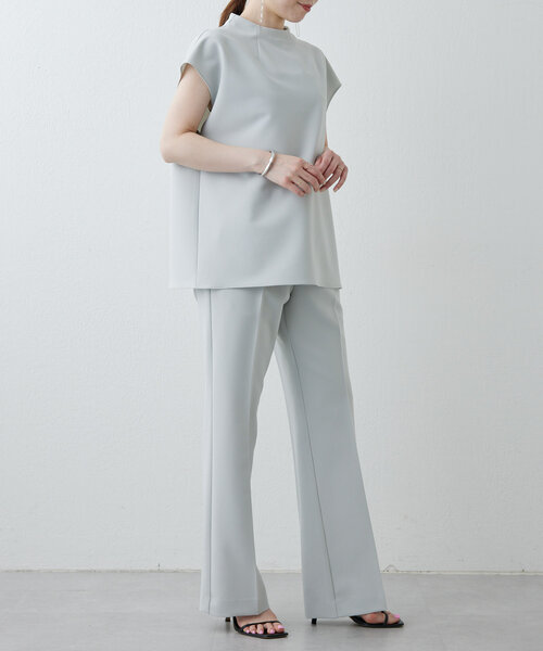 【未使用品】ドローイングナンバーズ　ダブルクロスドロストソフトフレアパンツ Drawing Numbers】ダブルクロスドロストソフトフレアパンツ