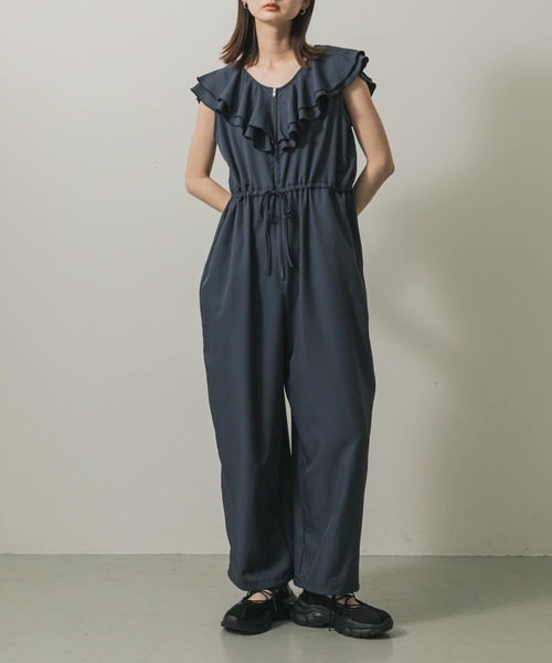 frill all in one / マルチウェイフリルオールインワン　ブラック frill all in one / マルチウェイフリルオールインワン（つなぎ