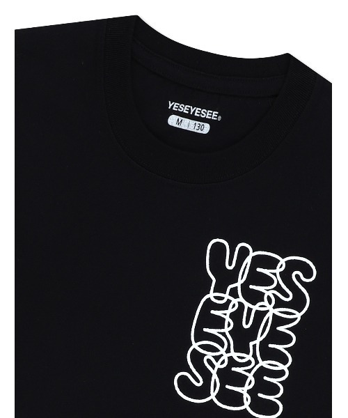 YESEYESEE(イエスアイシー)の「C-Logo kids Tee(Tシャツ/カットソー・キッズ・ブラック/ホワイト/ネイビー・S/M/L)」の15枚目の写真
