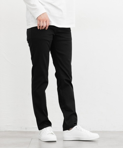 Honeys（ハニーズ）の「カラースキニー（股下７２ｃｍ）（その他パンツ・レディース・ベージュ/ネイビー/ブラック・S/M/LL/L/3L）」の2枚目の写真