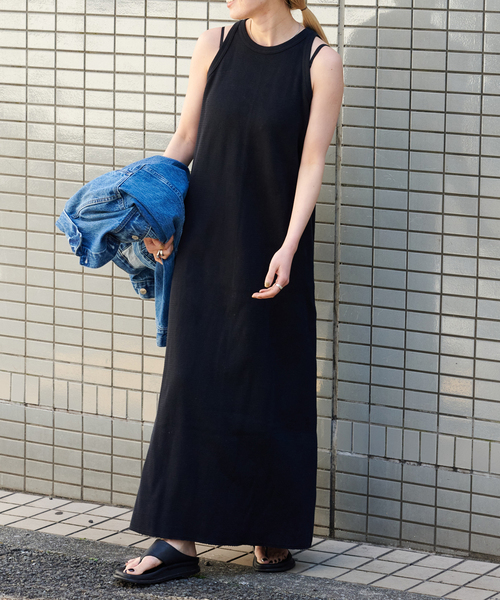 追加メッシュサーマルアメスリワンピース（ワンピース