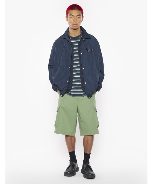 ナポリタン　MAISON KITSUNÉ メゾンキツネ　コーチジャケット Maison Kitsune】ナイロン素材 コーチ ジャケット (MAISON