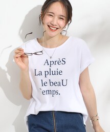DRESKIP | 【汗ジミ防止/ひんやり/UV】ロゴプリントTシャツ(Tシャツ/カットソー)