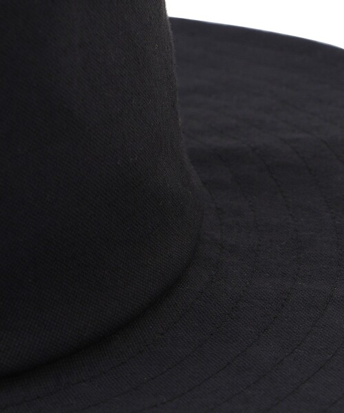 JUN&ROPE'（ジュンアンドロペ）の「【調節付き】フロントロゴ麻混つば広ハット（ハット・レディース・ホワイト/ブラック/グレー・FREE）」の15枚目の写真