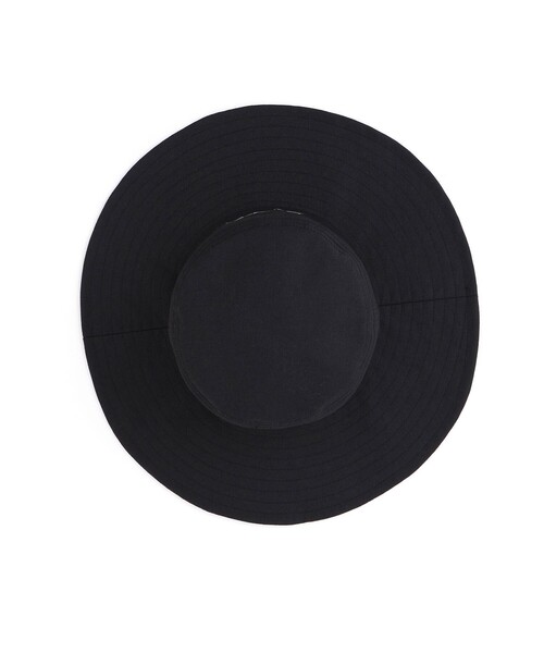 JUN&ROPE'（ジュンアンドロペ）の「【調節付き】フロントロゴ麻混つば広ハット（ハット・レディース・ホワイト/ブラック/グレー・FREE）」の13枚目の写真