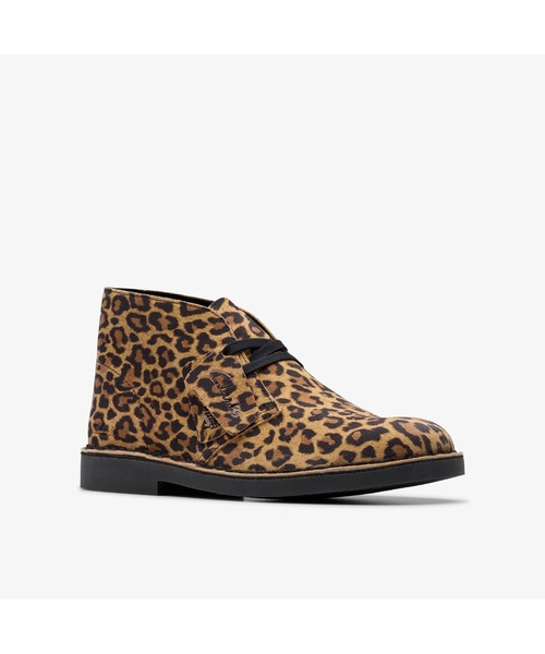 Clarks(クラークス)の「Desert Bt Evo. / レディースデザートブーツエヴォ(レオパードスエード)(ブーツ・レディース・レオパード・UK6/UK5.5/UK5/UK4.5/UK4/UK3.5/UK3)」の4枚目の写真