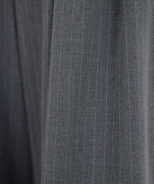 GALLARDAGALANTE（ガリャルダガランテ）の「【手洗い可能】【3サイズ展開】ストライプダブルタックパンツ（その他パンツ・レディース・ネイビー/グレー・38/36/34）」の16枚目の写真