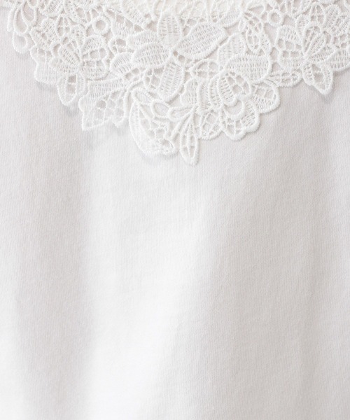 GLOBAL WORK（グローバルワーク）の「Beautee2WAYレース/579593（タンクトップ・レディース・オフホワイト/ブラック・MEDIUM/LARGE）」の12枚目の写真