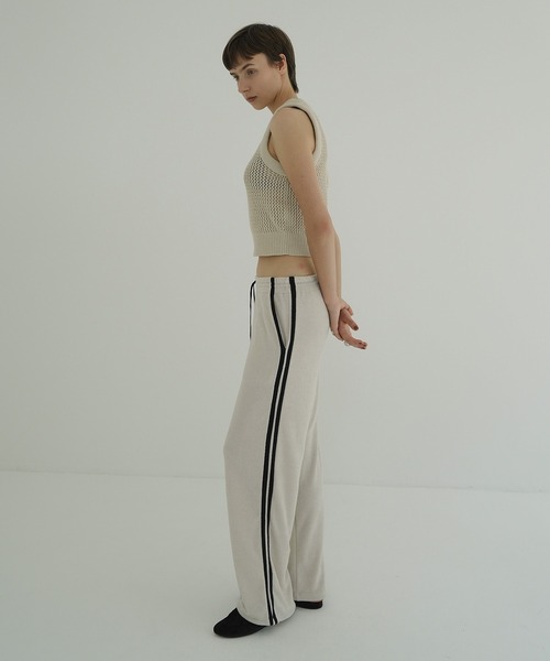 新品未使用　CLANE PILE LINE PANTS ブラウン CLANE - パイルラインパンツ - PILE LINE PANTS - BROWN