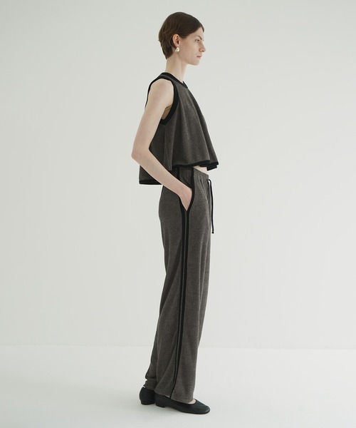 CLANE / PILE LINE PANTS サイズ1 CLANE - パイルラインパンツ - PILE LINE PANTS - NAVY | ADDICT
