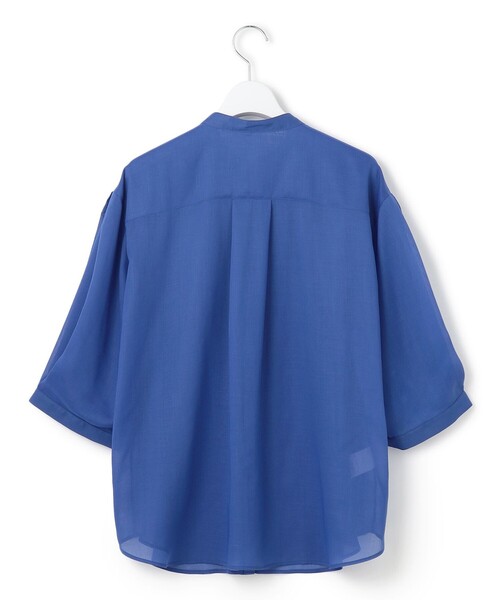 23区(ニジュウサンク)の「【洗える】シアービエラ タックデザイン ブラウス(シャツ/ブラウス・レディース・ダークブラウン系/ブラック系/ブルー系・38)」の13枚目の写真