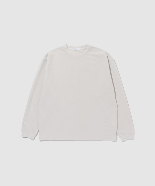 URBAN COLLECTION（アーバンコレクション）の「URBANCOLLECTION ドライリップル パネル切替え長袖Tシャツ（Tシャツ/カットソー・メンズ・モカ/オフホワイト/ベージュ/ブラック/ライトグレー・XL/L/M/S）」の3枚目の写真