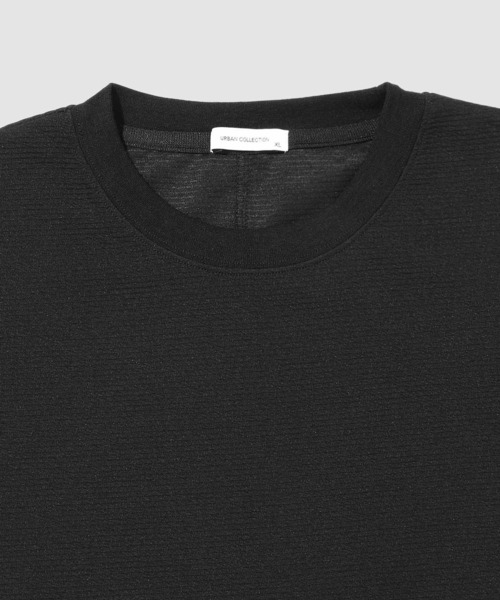 URBAN COLLECTION（アーバンコレクション）の「URBANCOLLECTION ドライリップル パネル切替え長袖Tシャツ（Tシャツ/カットソー・メンズ・モカ/オフホワイト/ベージュ/ブラック/ライトグレー・XL/L/M/S）」の7枚目の写真