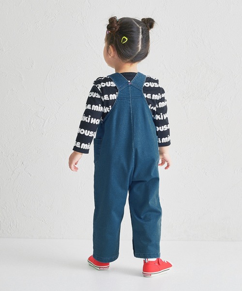MIKI HOUSE（ミキハウス）の「【WEB限定】ストレッチニットデニムオーバーオール（サロペット/オーバーオール・キッズ・インディゴブルー・S(70-80cm)/M(80-90cm)/L(90-100cm)/LL(100-110cm)）」の18枚目の写真