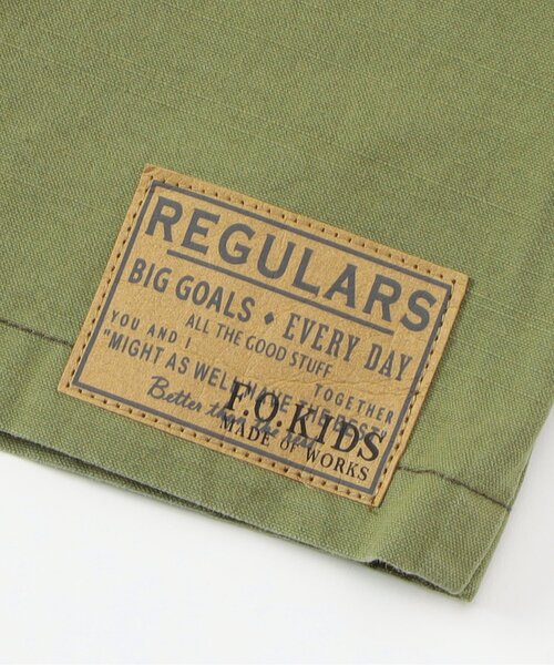 F.O.KIDS(エフオーキッズ)の「【ジュニア対応】エイジング加工 カバーオール(テーラードジャケット・キッズ・カーキ/インディゴブルー・100/130/120/110/90/80/140)」の17枚目の写真