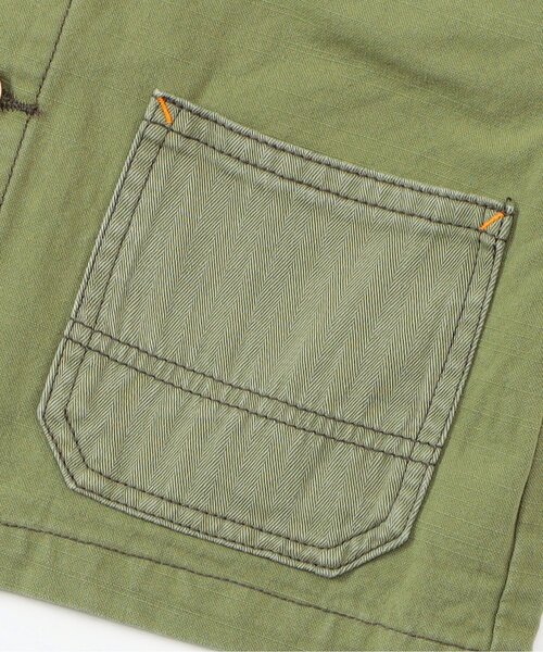 F.O.KIDS(エフオーキッズ)の「【ジュニア対応】エイジング加工 カバーオール(テーラードジャケット・キッズ・カーキ/インディゴブルー・100/130/120/110/90/80/140)」の14枚目の写真