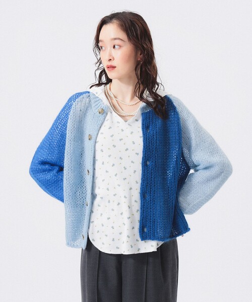 BEAMS BOY モヘア クレイジーカーディガン BEAMS BOY（ビームス ボーイ）モヘア クレイジー カーディガン