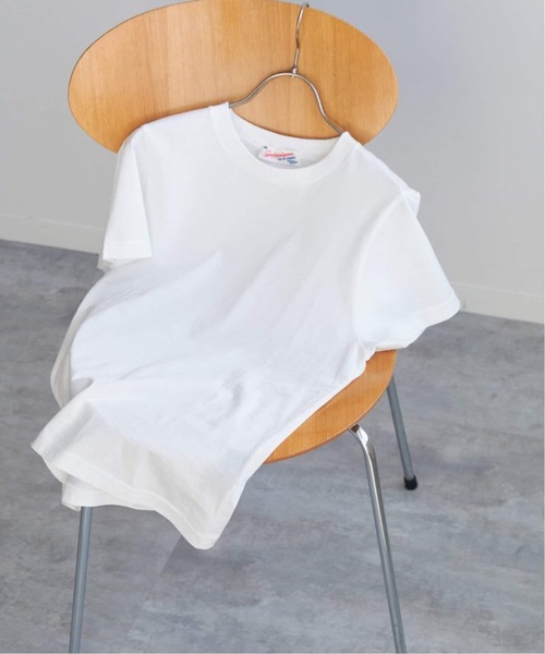 Spick & Span(スピックアンドスパン)の「《追加2》ファインコットンTシャツ(Tシャツ/カットソー・レディース・ブラック/ライトグレー/ホワイト・FREE)」の2枚目の写真