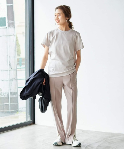 Spick & Span(スピックアンドスパン)の「《追加2》ファインコットンTシャツ(Tシャツ/カットソー・レディース・ブラック/ライトグレー/ホワイト・FREE)」の6枚目の写真