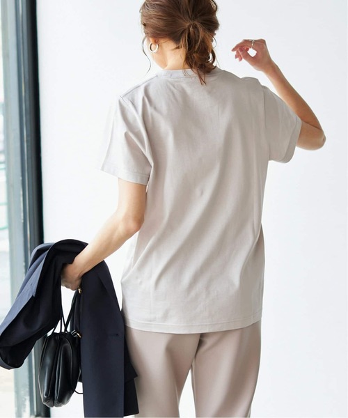 Spick & Span(スピックアンドスパン)の「《追加2》ファインコットンTシャツ(Tシャツ/カットソー・レディース・ブラック/ライトグレー/ホワイト・FREE)」の16枚目の写真
