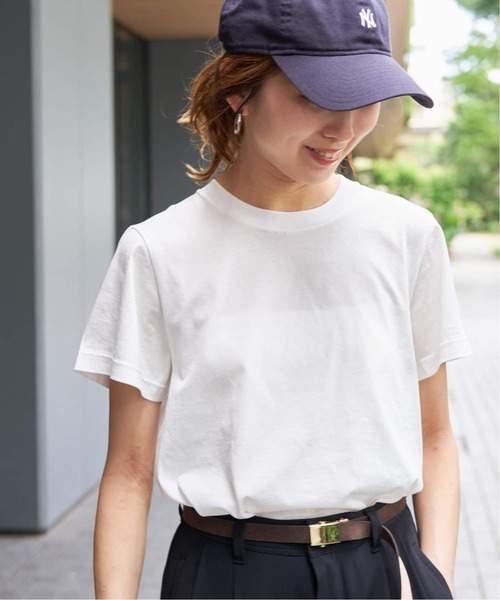 Spick & Span(スピックアンドスパン)の「《追加2》ファインコットンTシャツ(Tシャツ/カットソー・レディース・ブラック/ライトグレー/ホワイト・FREE)」の19枚目の写真