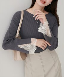 ミッソーニレディースレーストップス♡新品未使用♡① 総レース カットソー レディース[品番：II000005539