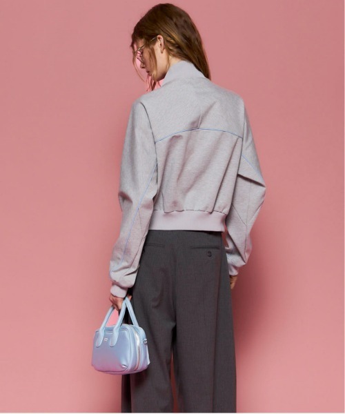 25AW PRE-ORDER】Front Zip High Neck Jersey Tops/フロント