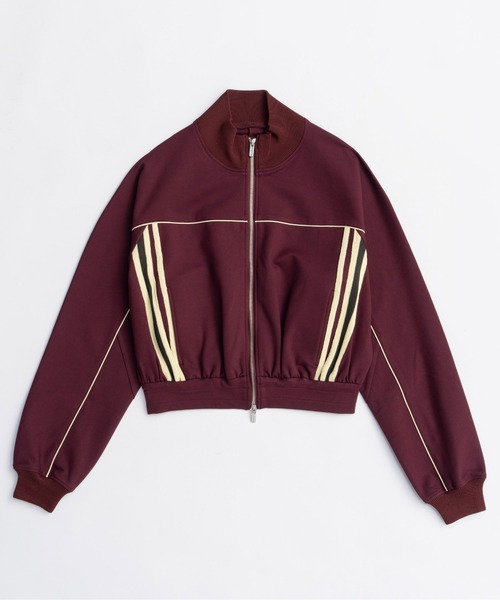 25AW PRE-ORDER】Front Zip High Neck Jersey Tops/フロント